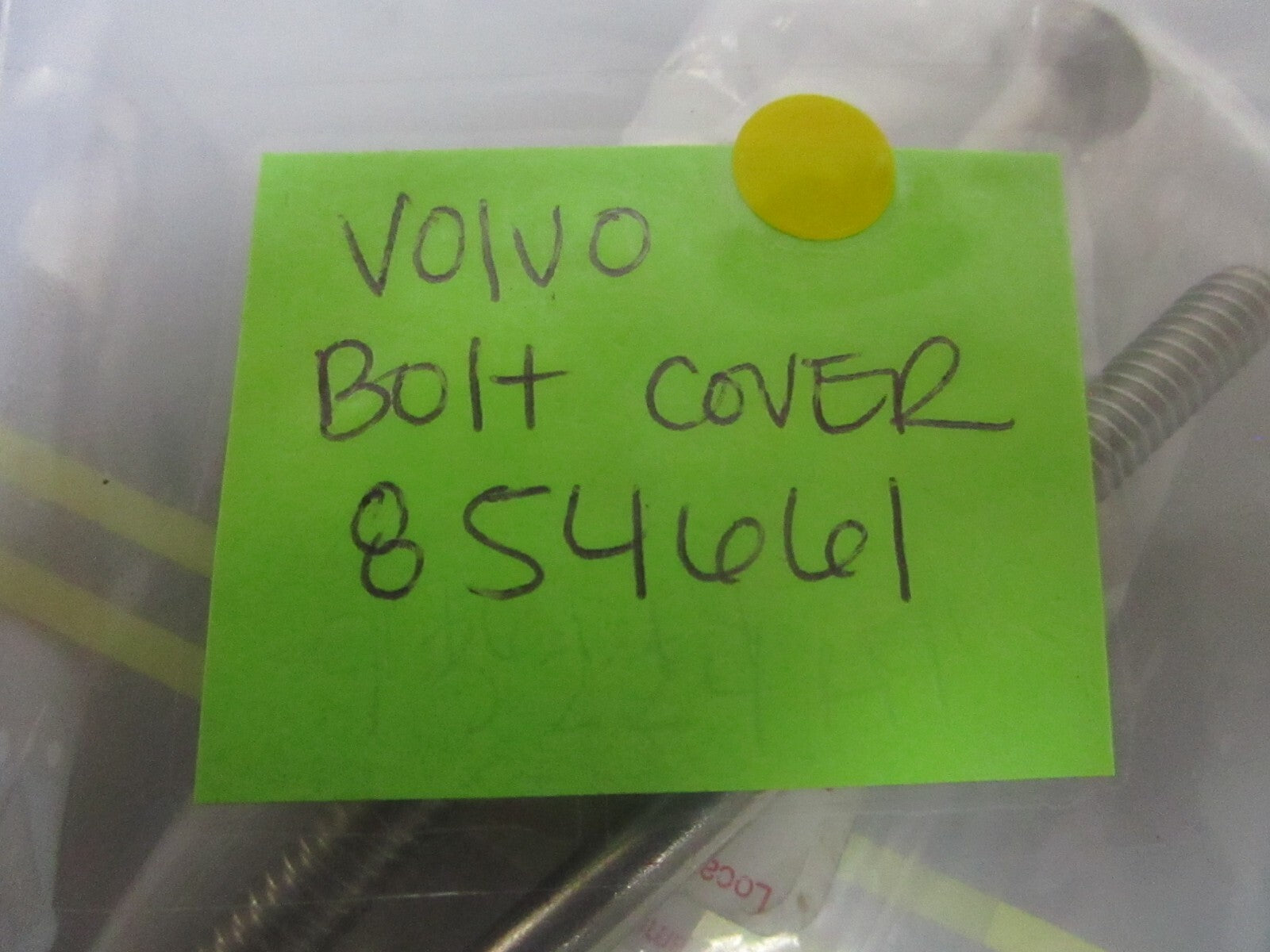 *NEW OEM* (LOT OF 2) 0750 Volvo Penta  BOLT COVER 854661