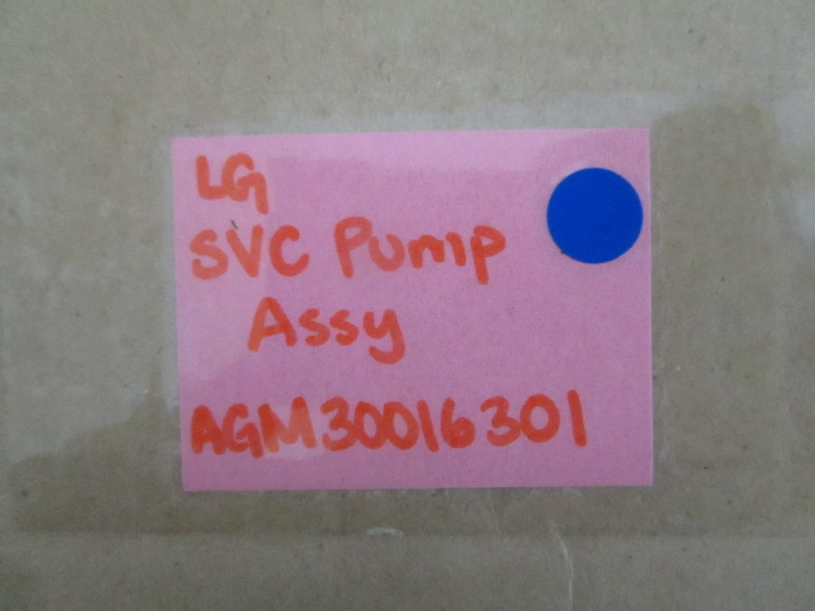 *NEW OEM* 0820 LG SVC Pump Assy AGM30016301