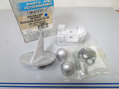 NEW OEM 888756Q02 Mercury Quicksilver Mercruiser Alpha I Aluminum Anode Kit 0720
