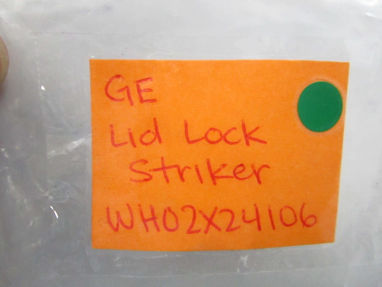 NEW OEM WH02X24106 GE Lid Lock Striker 0810