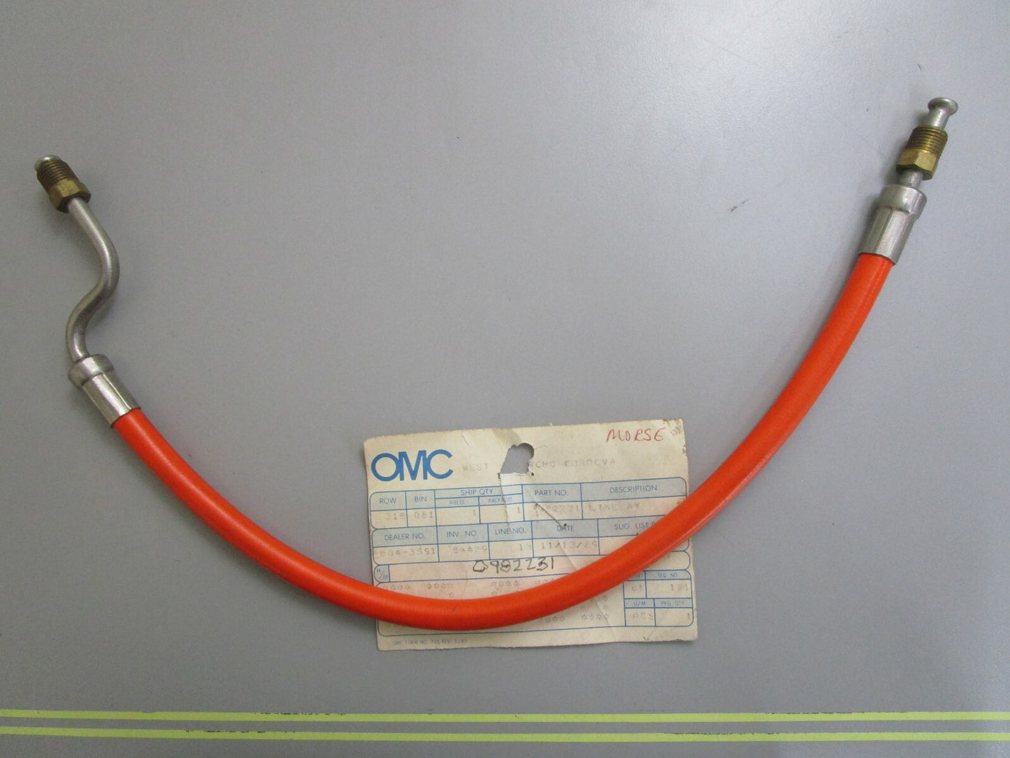 *NEW OEM* 0820 OMC Johnson Evinrude Line Assy 982231 0982231