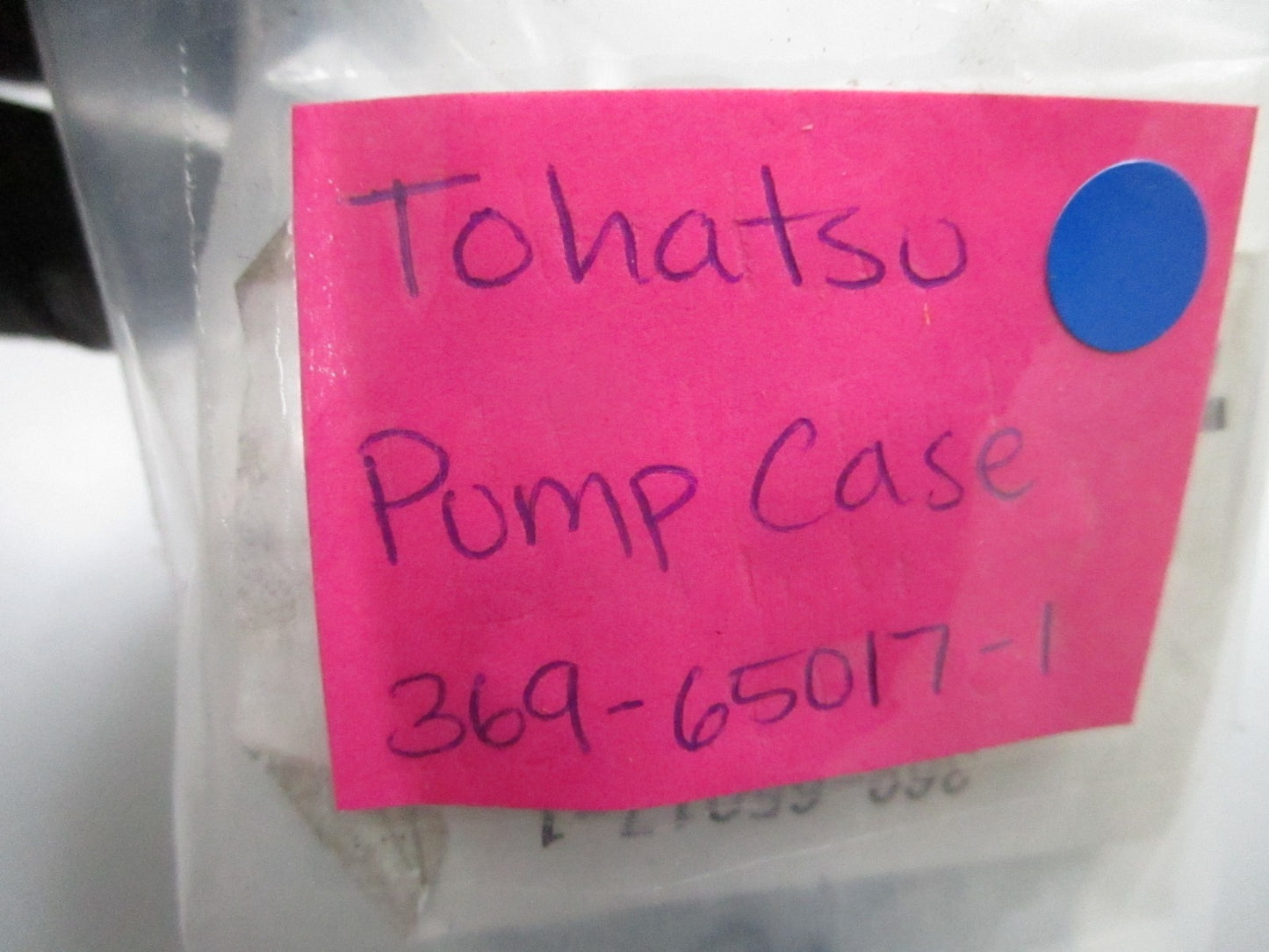 *NEW OEM* 0810 Tohatsu Pump Case 369-65017-1 369650171