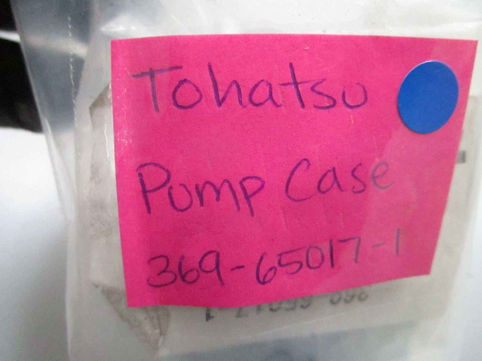 *NEW OEM* 0810 Tohatsu Pump Case 369-65017-1 369650171
