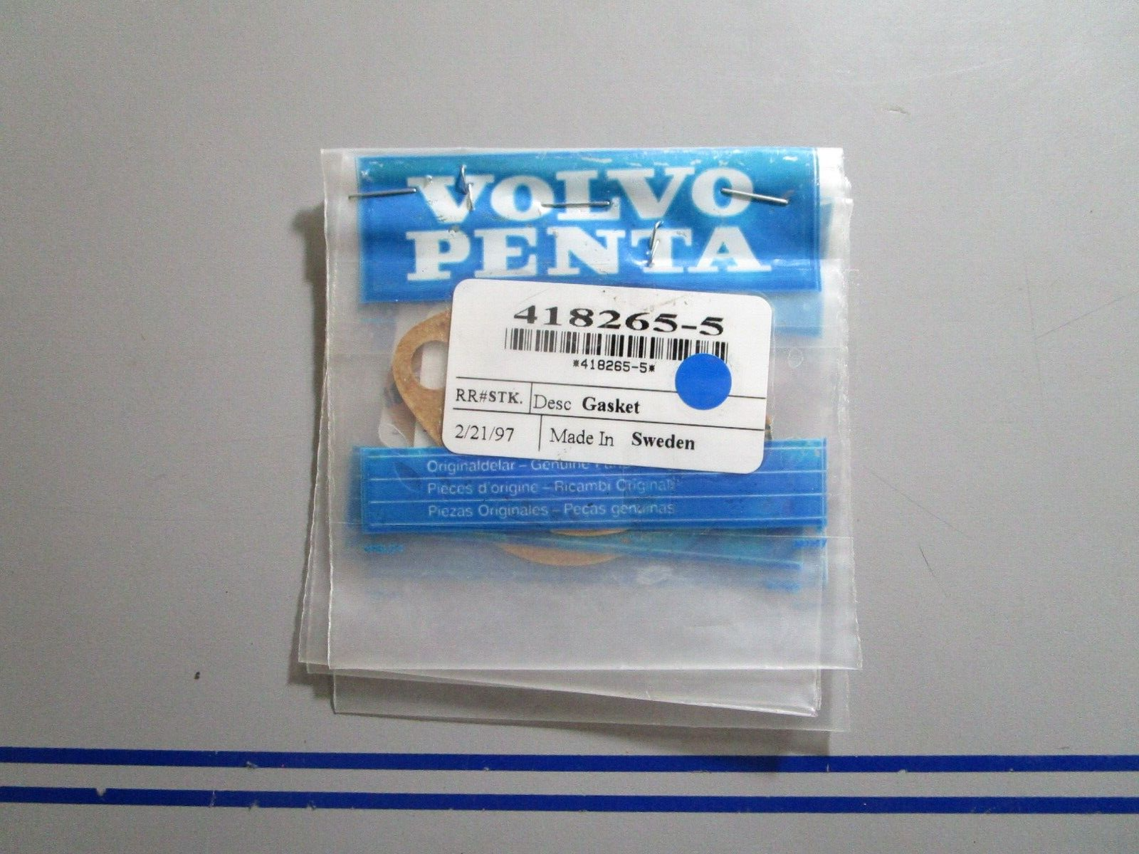*NEW OEM* (LOT OF 4) 0770 Volvo Penta Desc Gasket 418265-5
