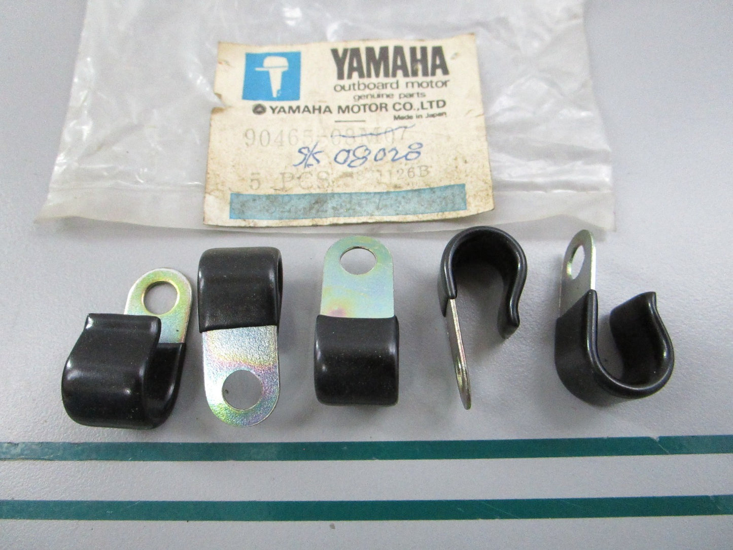 NEW OEM (LOT OF 5) 90465-08M07-00 Yamaha Clamp 0810