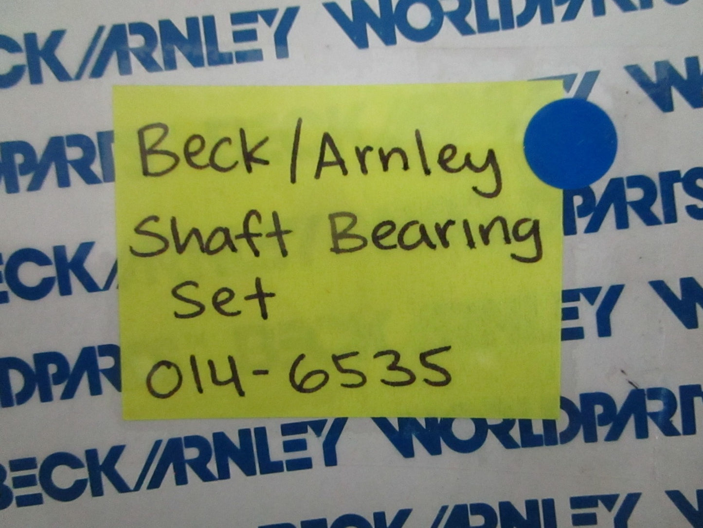 *NEW* 0820 Beck/Arnley Shaft Bearing Set 014-6535
