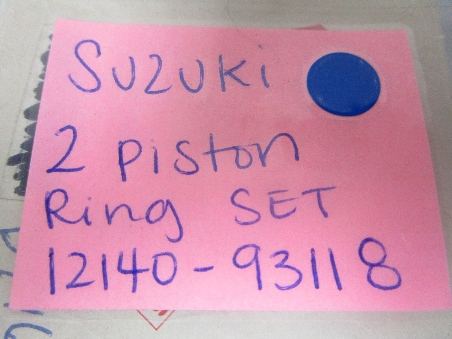 *NEW OEM* 0810 Suzuki 2 Piston Ring Set 12140-93118
