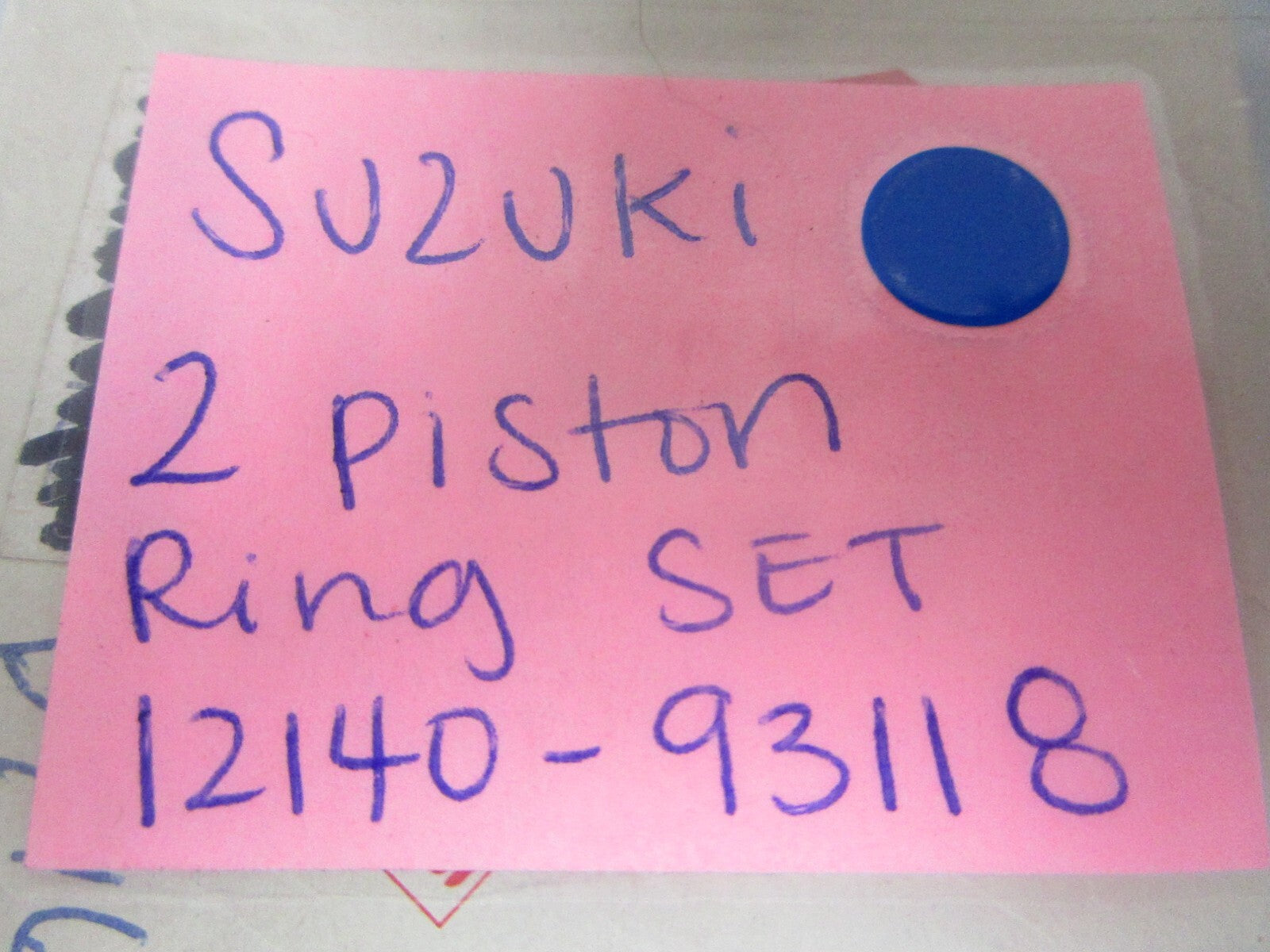 *NEW OEM* 0810 Suzuki 2 Piston Ring Set 12140-93118