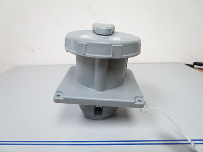 *NEW* 0720 Hubbell 125/250 VAC 100amp 4 Pin Inlet Receptacle M4100B12R