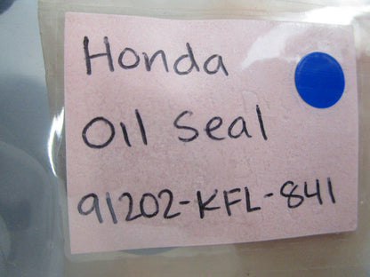 NEW OEM (LOT OF 2) 91202-KFL-841 Honda Oil Seal 0810