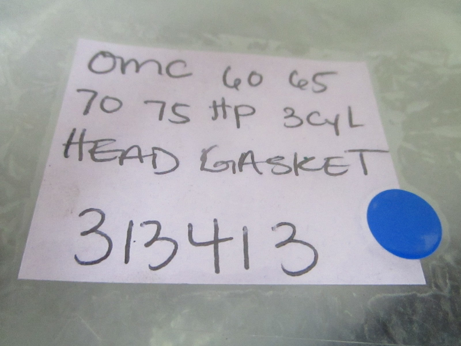 *NEW OEM* 0720 OMC Johnson Evinrude 60 65 70 75 hp 3 Cylinder Head Gasket 313413