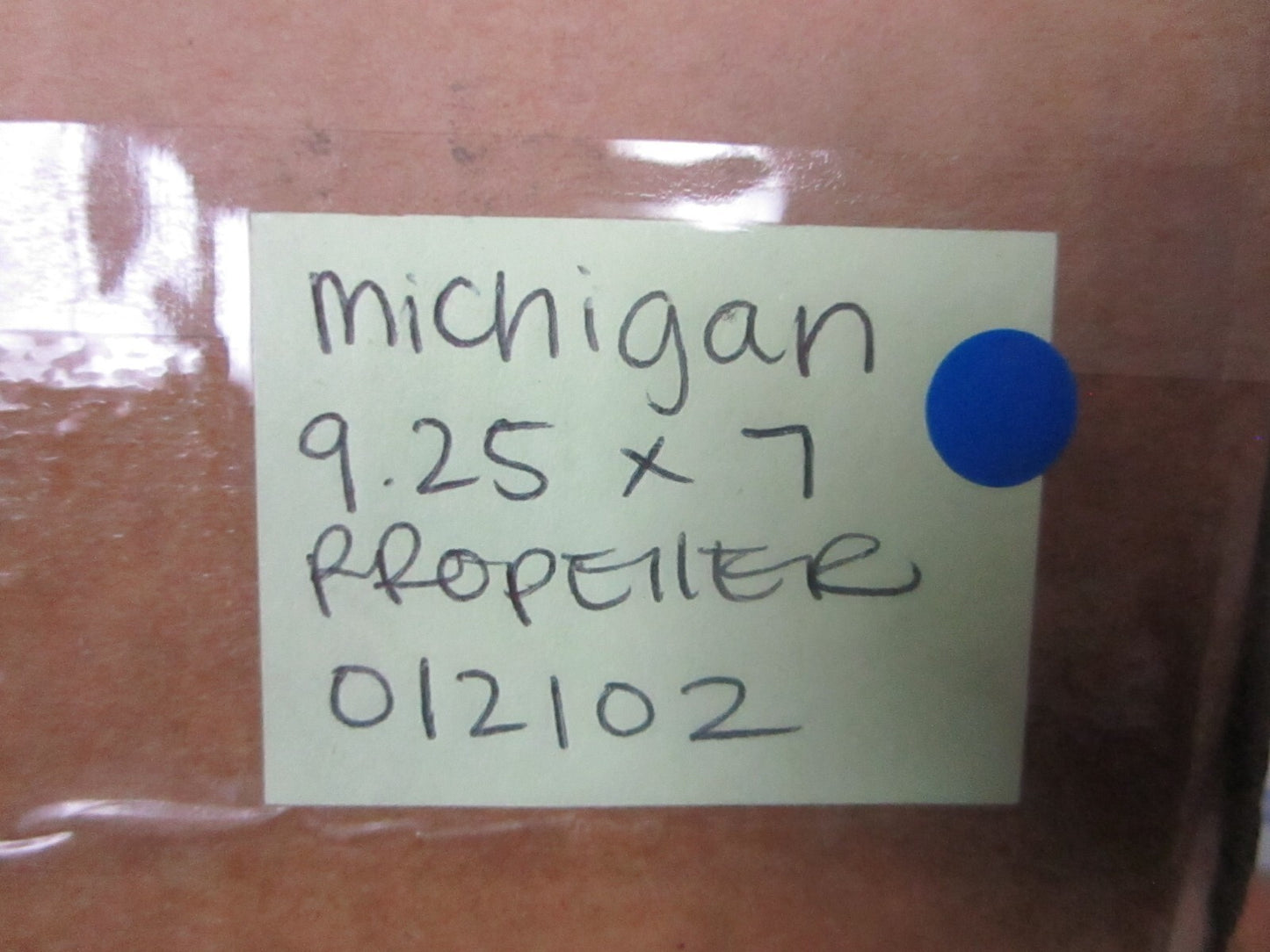 *NEW* 0720 Michigan Wheel 9.25 x 7 Propeller 012102