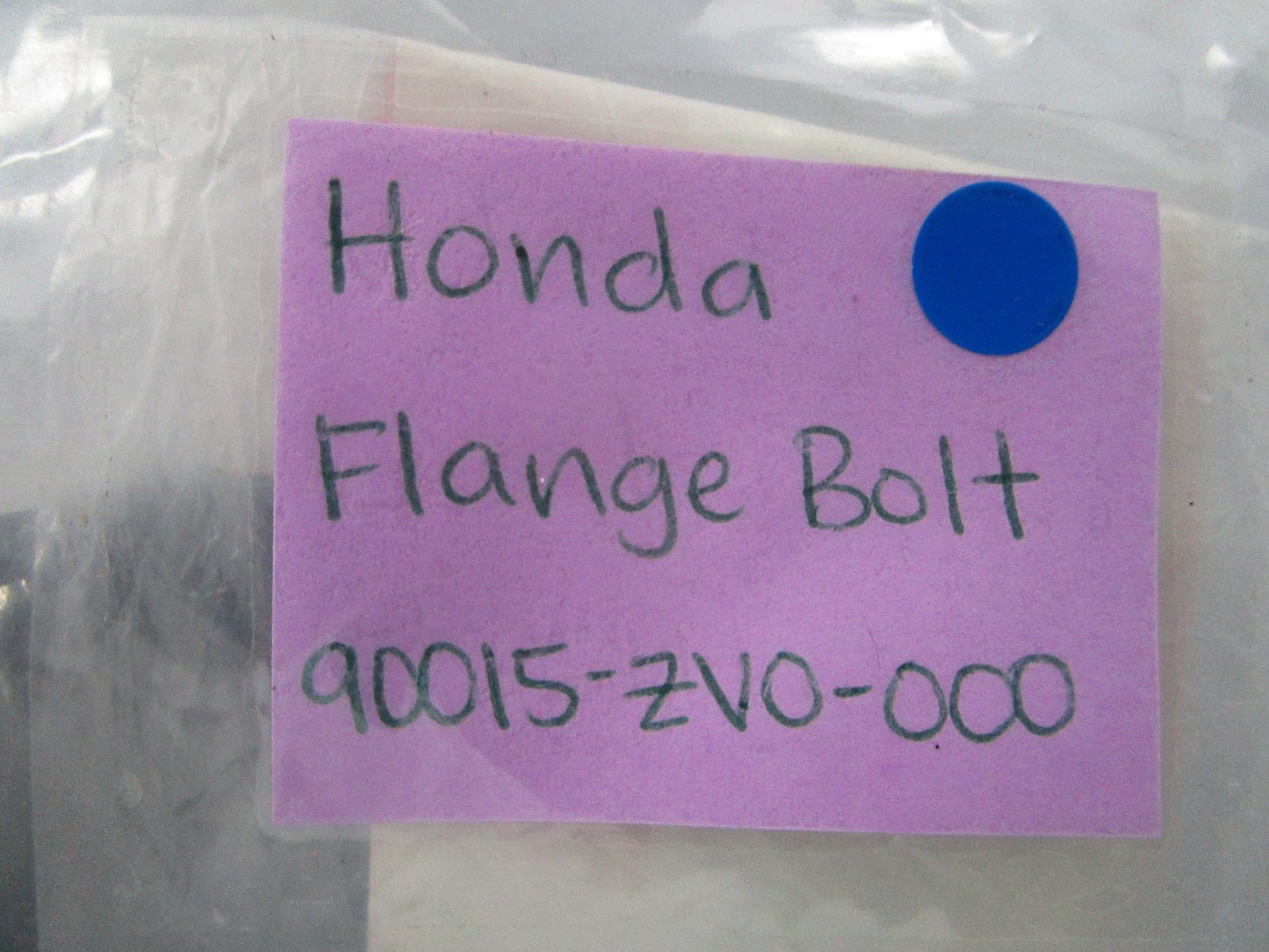 NEW OEM 90015-ZV0-000 Honda Flange Bolt 0810