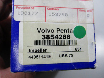 NEW OEM 3854286 Volvo Penta Impeller 0810