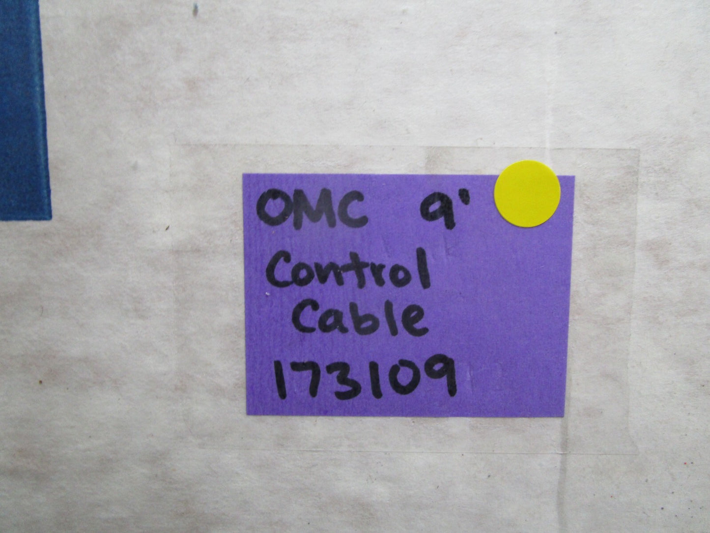 *NEW OEM* 0820 OMC Johnson Evinrude 9' Control Cable 173109 0173109