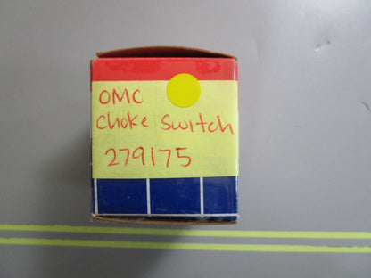 *NEW OEM* 0810 OMC Johnson Evinrude Choke Switch 279175 0279175