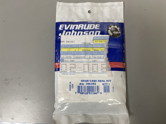*NEW OEM* 0670 OMC Johnson Evinrude Gearcase Seal Kit 396352 0396352