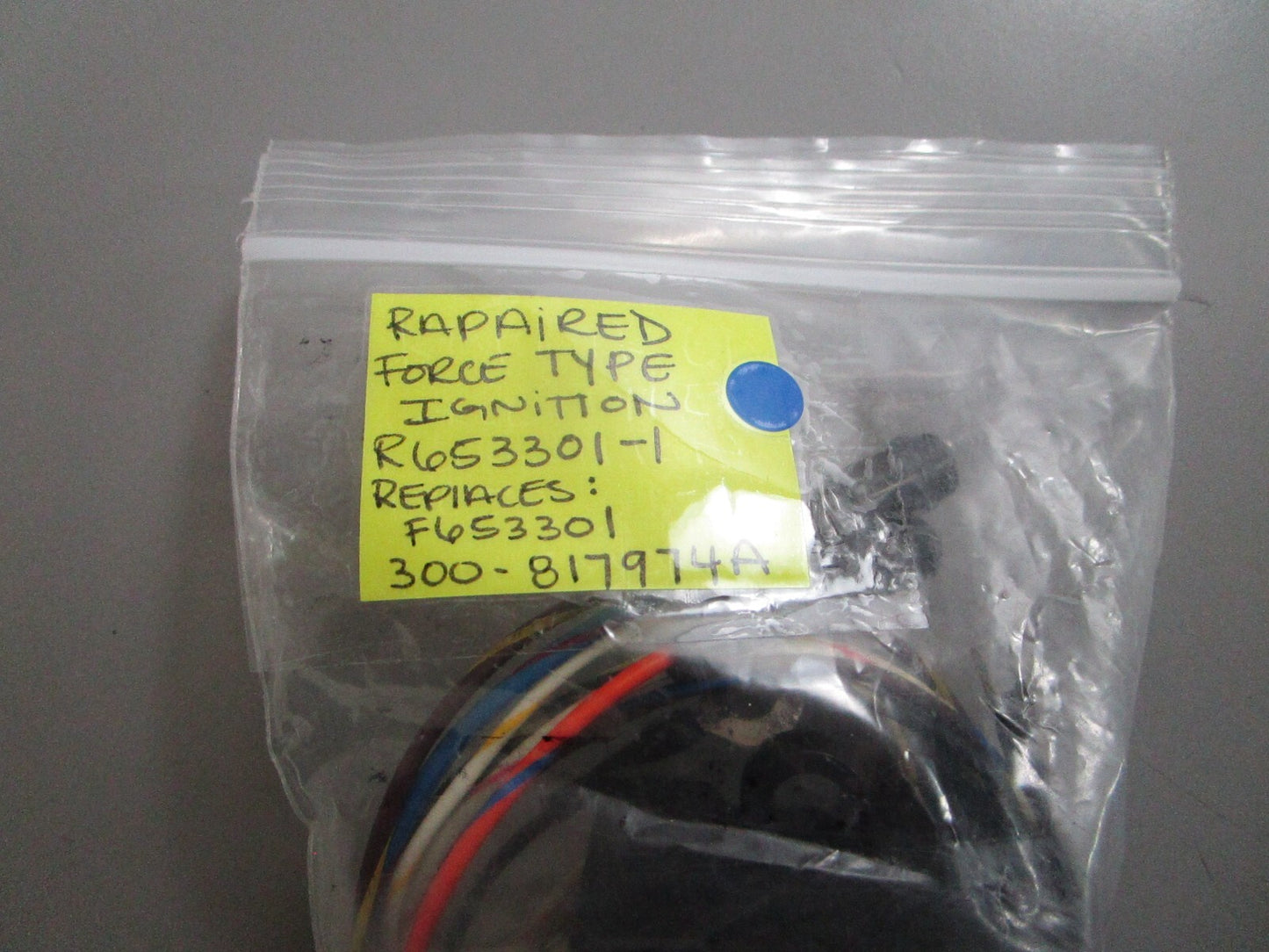 *NEW* 0720 Raparied Force Type Ignition R653301-1 Replaces: F653301 300-817974A