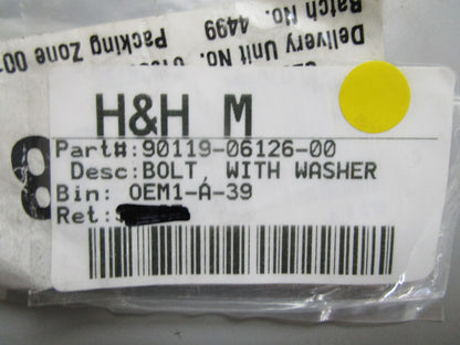 *NEW OEM* 0750 Yamaha BOLT, with WASHER 90119-06126-00