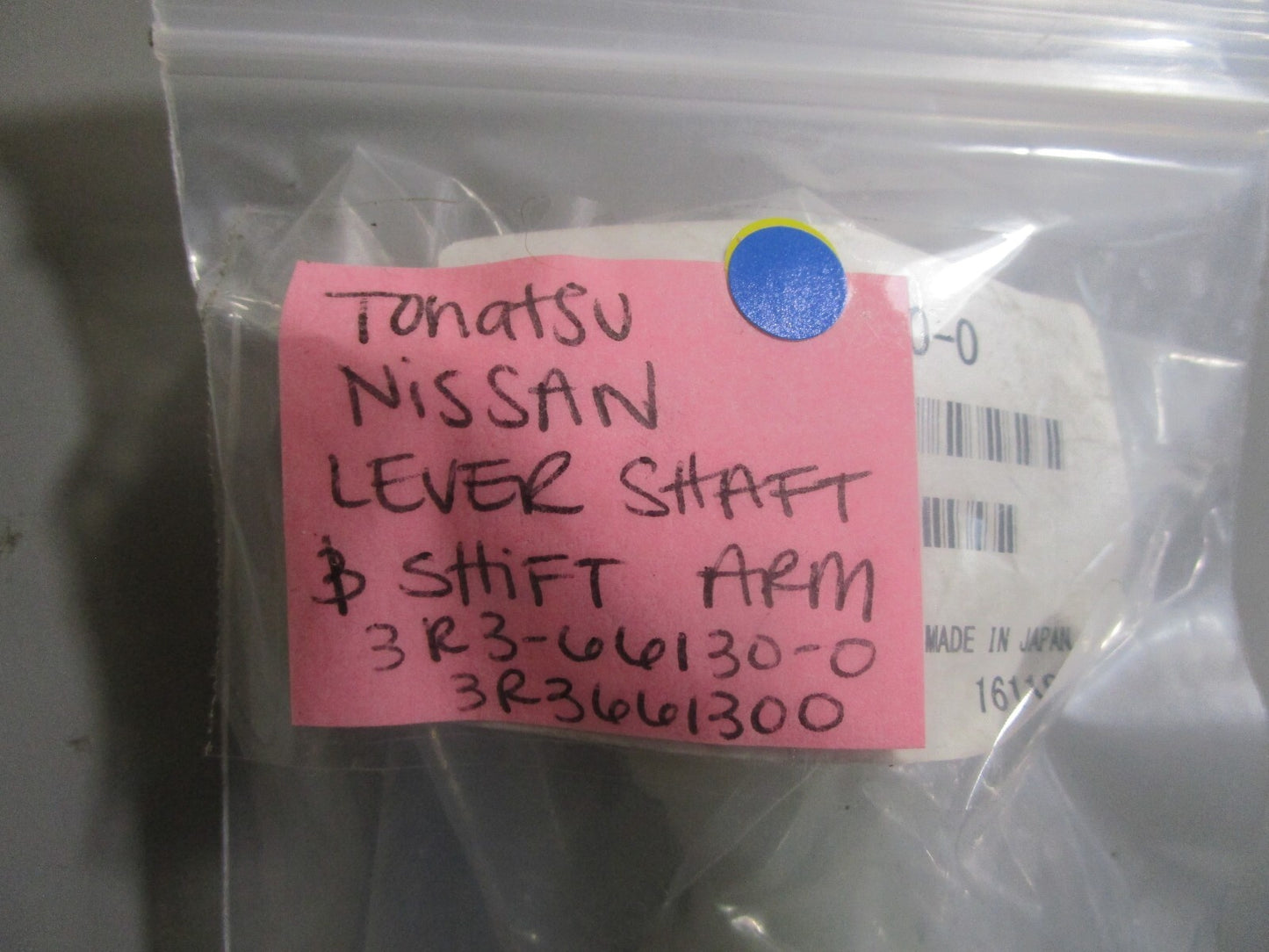 *NEW OEM* 0810 Tohatsu Nissan Lever Shaft & Shift Arm 3R3-66130-0 3R3661300