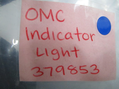 *NEW OEM* 0810 OMC Johnson Evinrude Indicator Light 379853 0379853