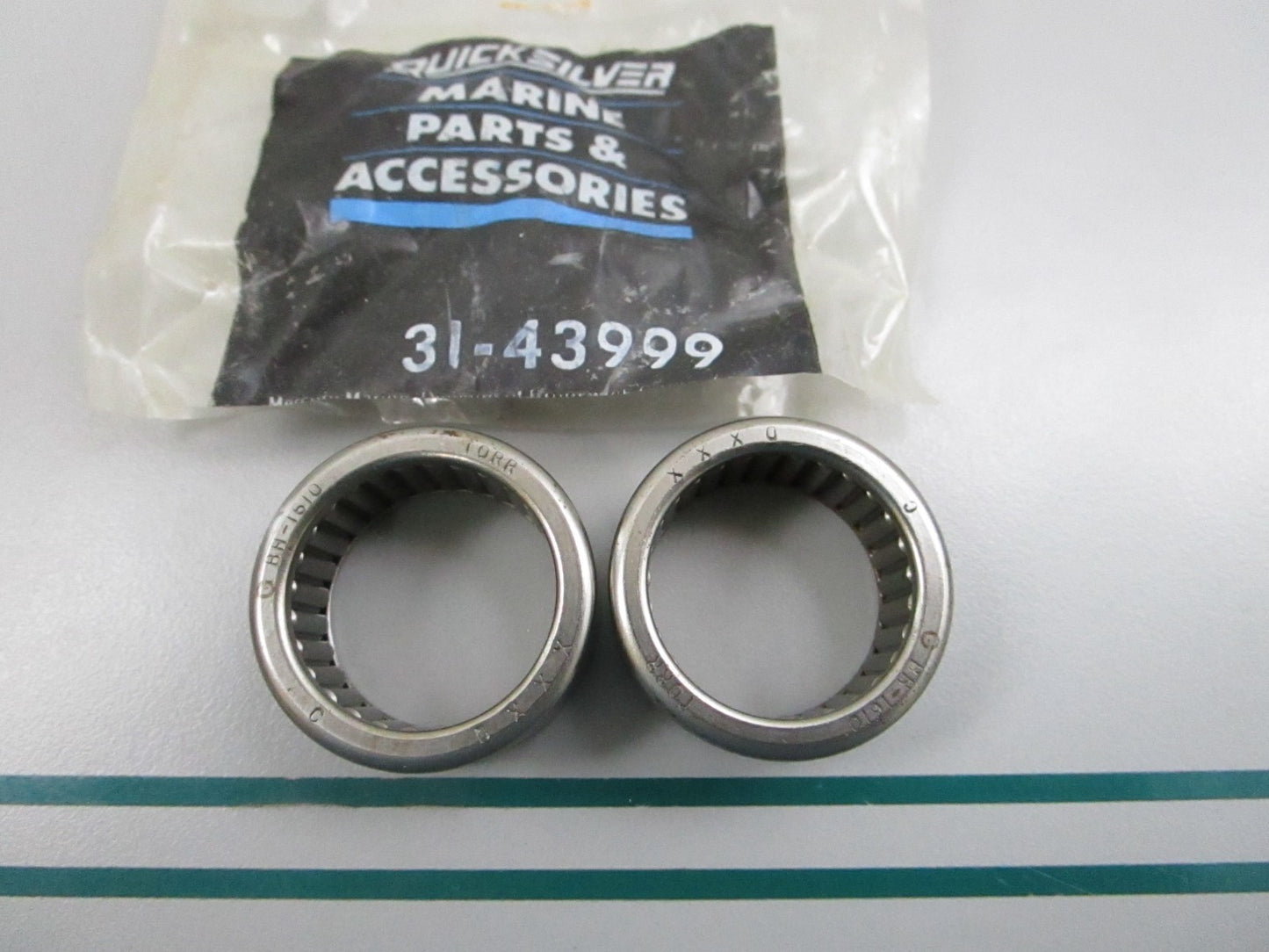 NEW OEM (LOT OF 2) 31-43999 Mercury Quicksilver Roller Bearing 0810