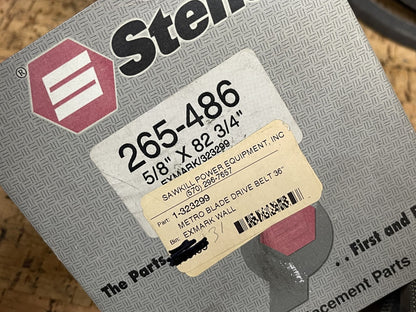 *NEW OEM* 0670 Sterns Drive Belt 265-486 323299