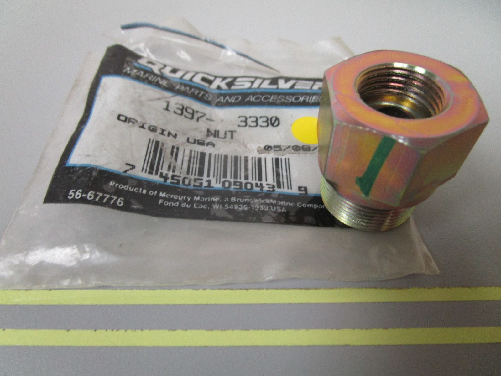 *NEW OEM* 0810 Mercury Quicksilver Nut 1397-3330