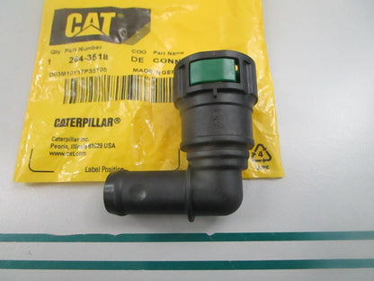 CAT Caterpillar NEW OEM 90° Fuel Hose Connector 264-3518 0810