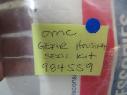 *NEW OEM* 0810 OMC Johnson Evinrude Gear Housing Seal Kit 984559 0984559