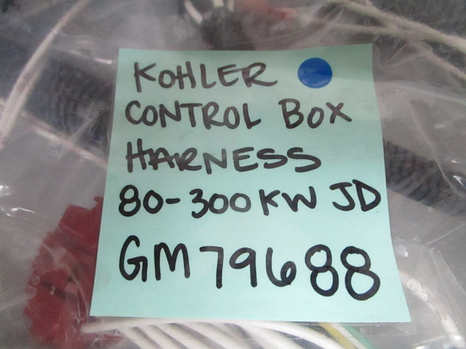 *NEW OEM* 0720 Kohler 80-300KW JD Control Box Harness GM79688
