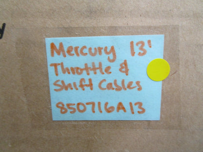 *NEW OEM* 0820 Mercury Quicksilver 13' Throttle & Shift Cables 850716A13