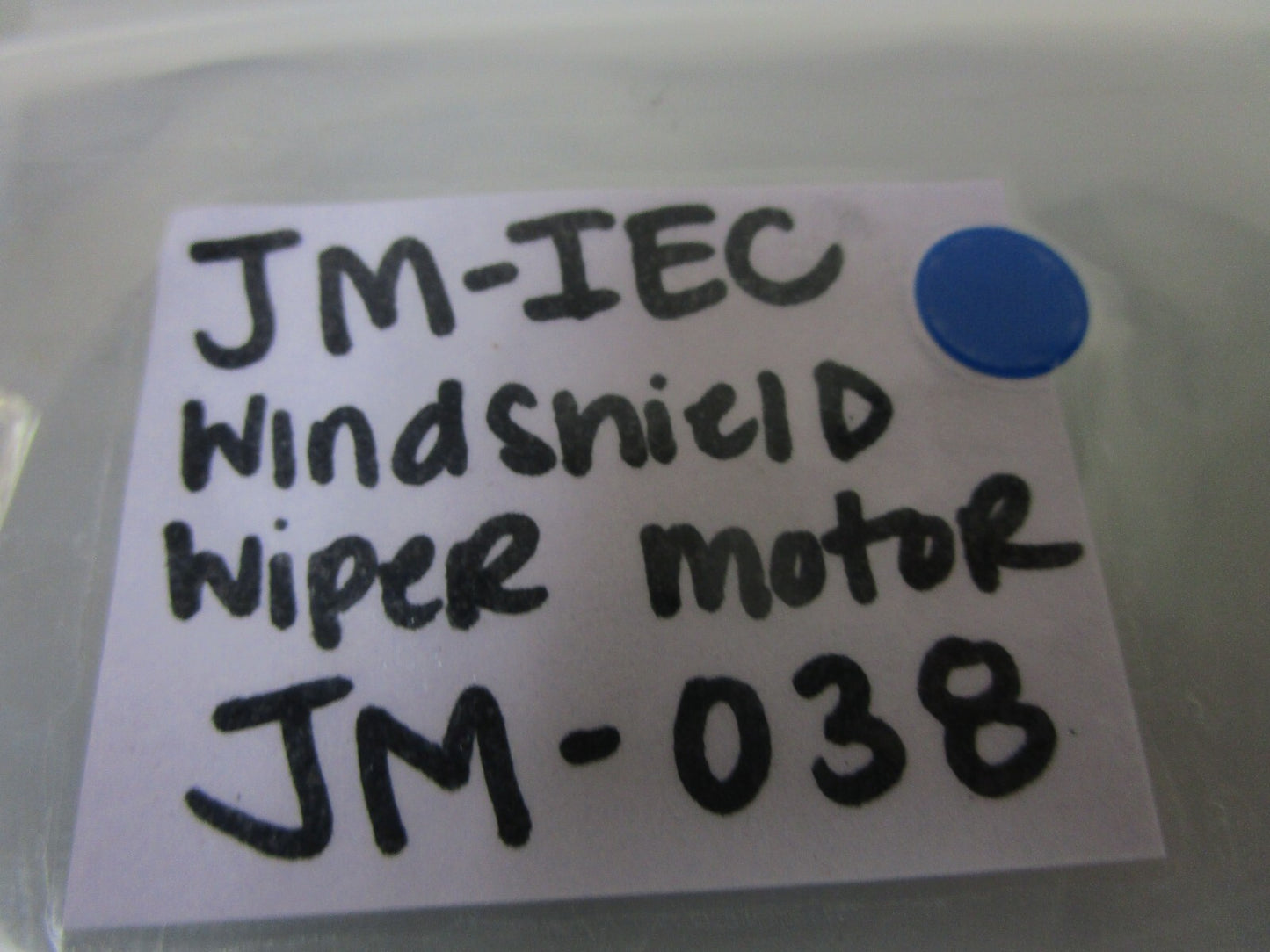 *NEW* 0720 JM-IEC Windshield Wiper Motor JM-038