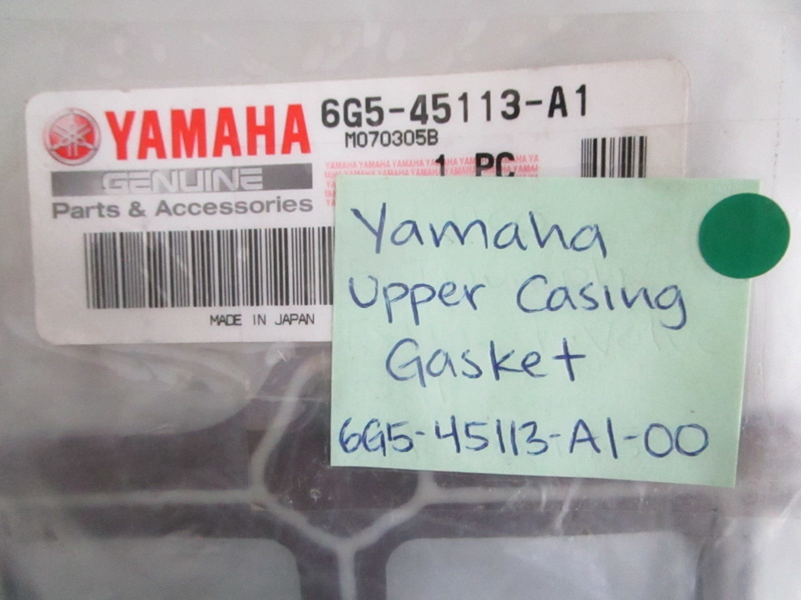 NEW OEM 6G5-45113-A1-00 Yamaha Upper Casing Gasket 0820