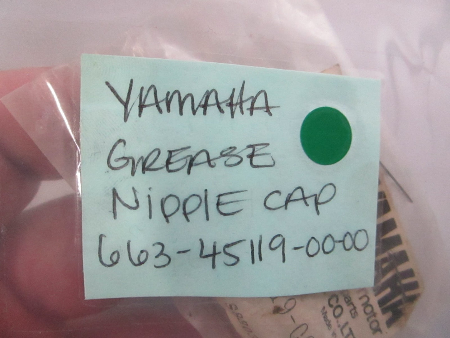 NEW OEM (LOT OF 5) 663-45119-00-00 Yamaha Grease Nipple Cap 0810