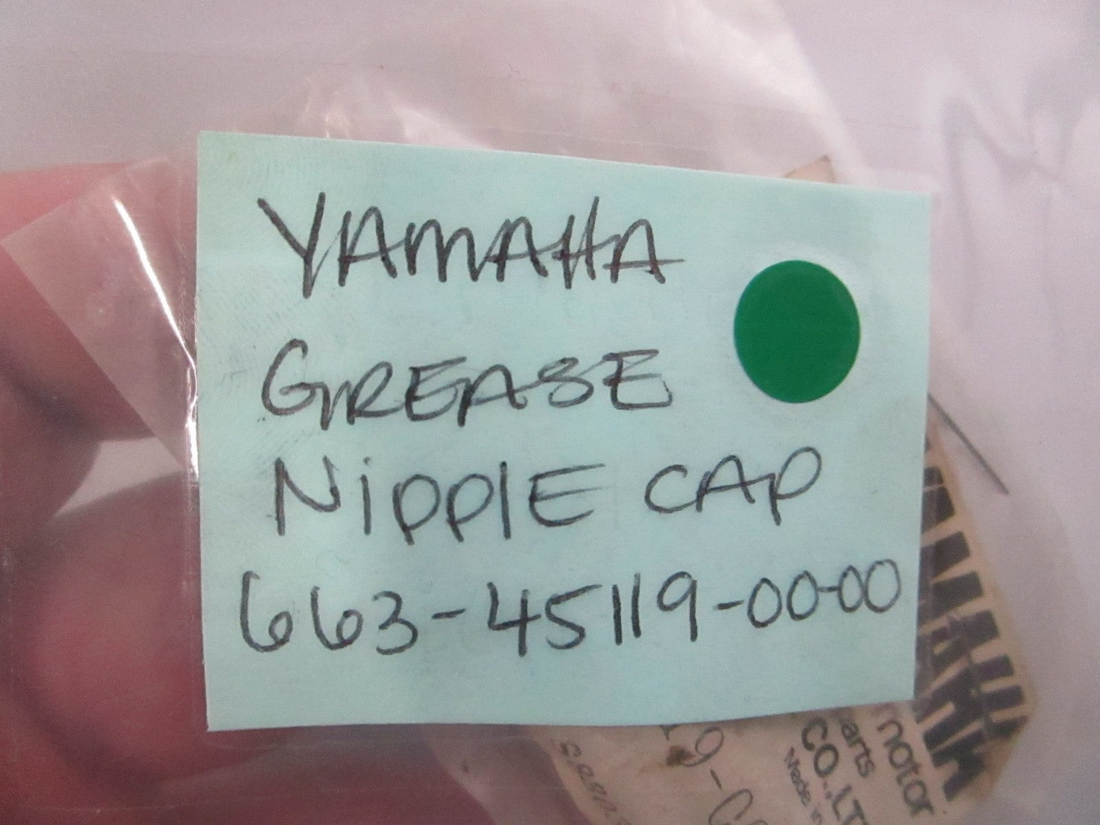 NEW OEM (LOT OF 5) 663-45119-00-00 Yamaha Grease Nipple Cap 0810