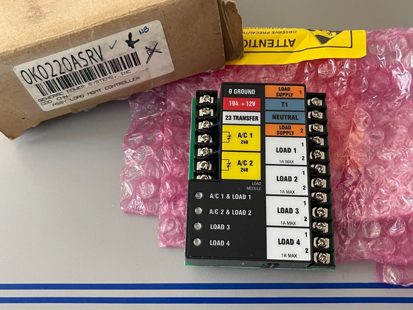 *NEW OEM* 0720 Generac Load Management Controller 0K0220ASRV
