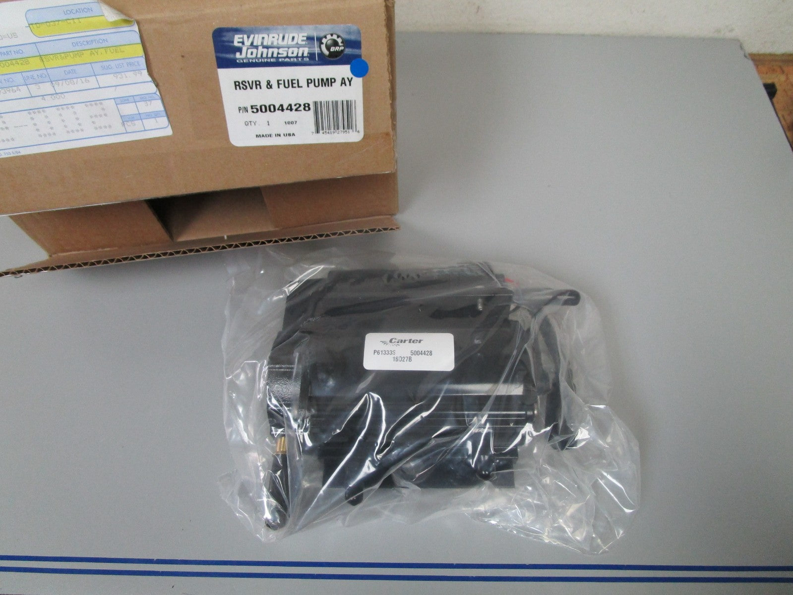 *NEW OEM* 0720 Johnson Evinrude 01'- 06' Vapor Separator & Fuel Pump Ay 5004428