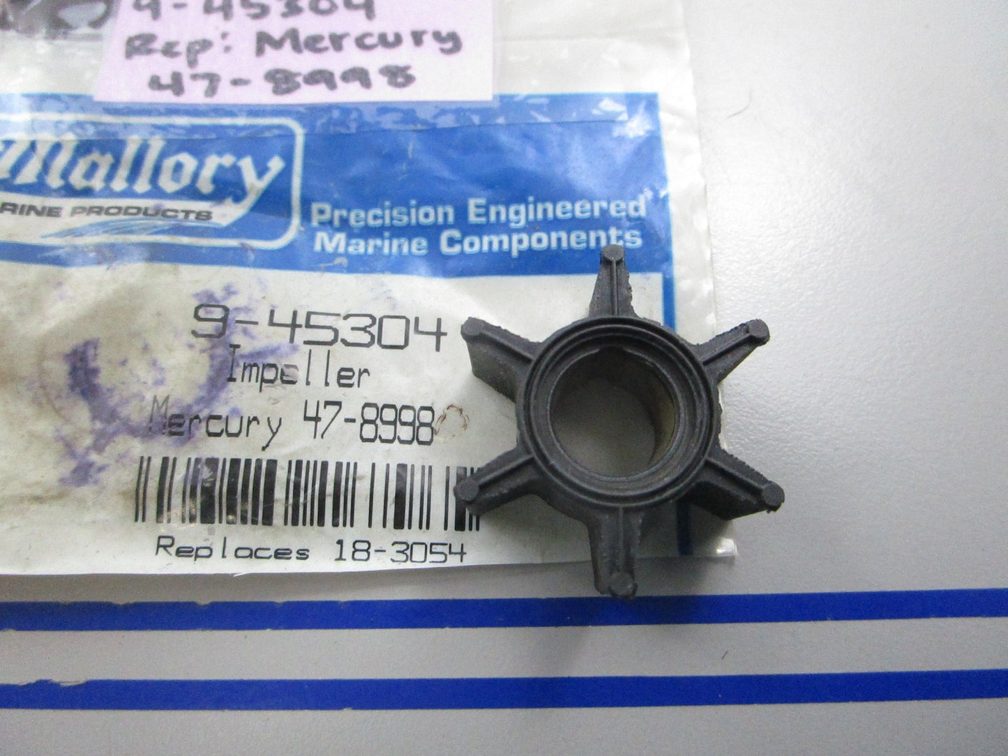 NEW 9-45304 Replaces: 47-8998 Mallory Impeller 0810