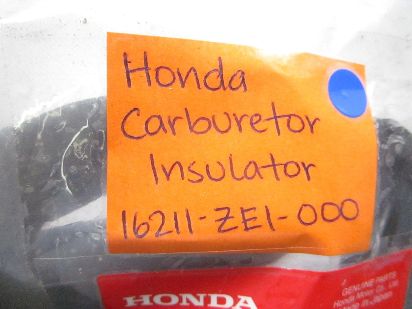 *NEW OEM* 0810 Honda Carburetor Insulator 16211-ZE1-000