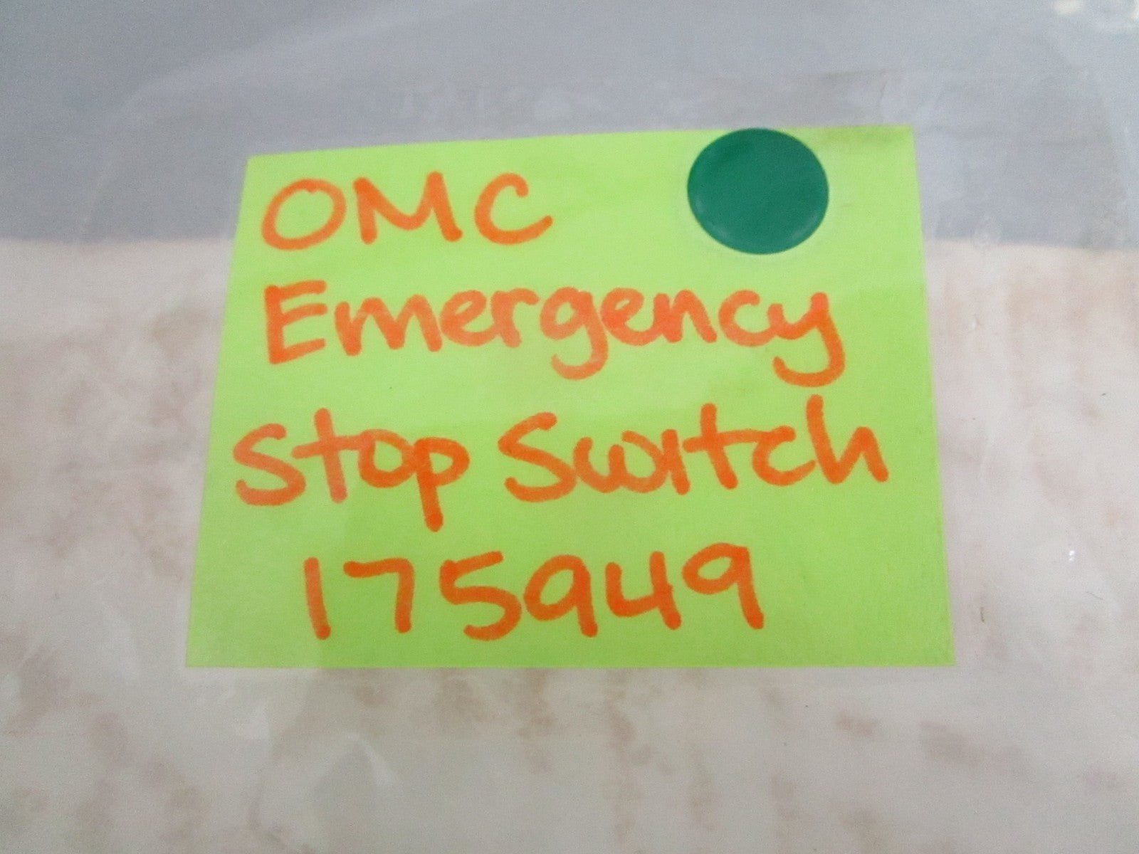 NEW OEM 175949 0175949 OMC Johnson Evinrude Emergency Stop Switch 0820