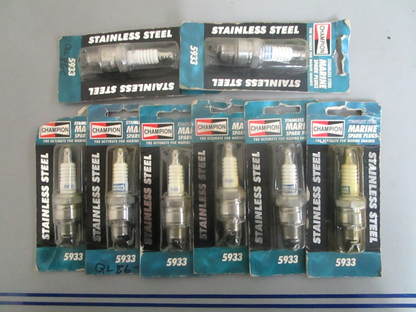 *NEW* (LOT OF 8) 0820 Champion Spark Plug 5933