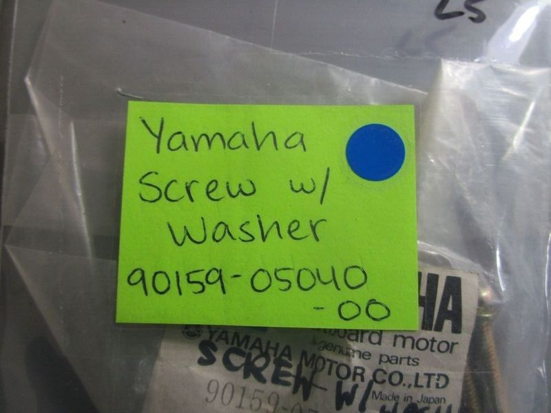 *NEW OEM* (LOT OF 5) 0770 Yamaha Screw W/ Washer 90159-05040-00