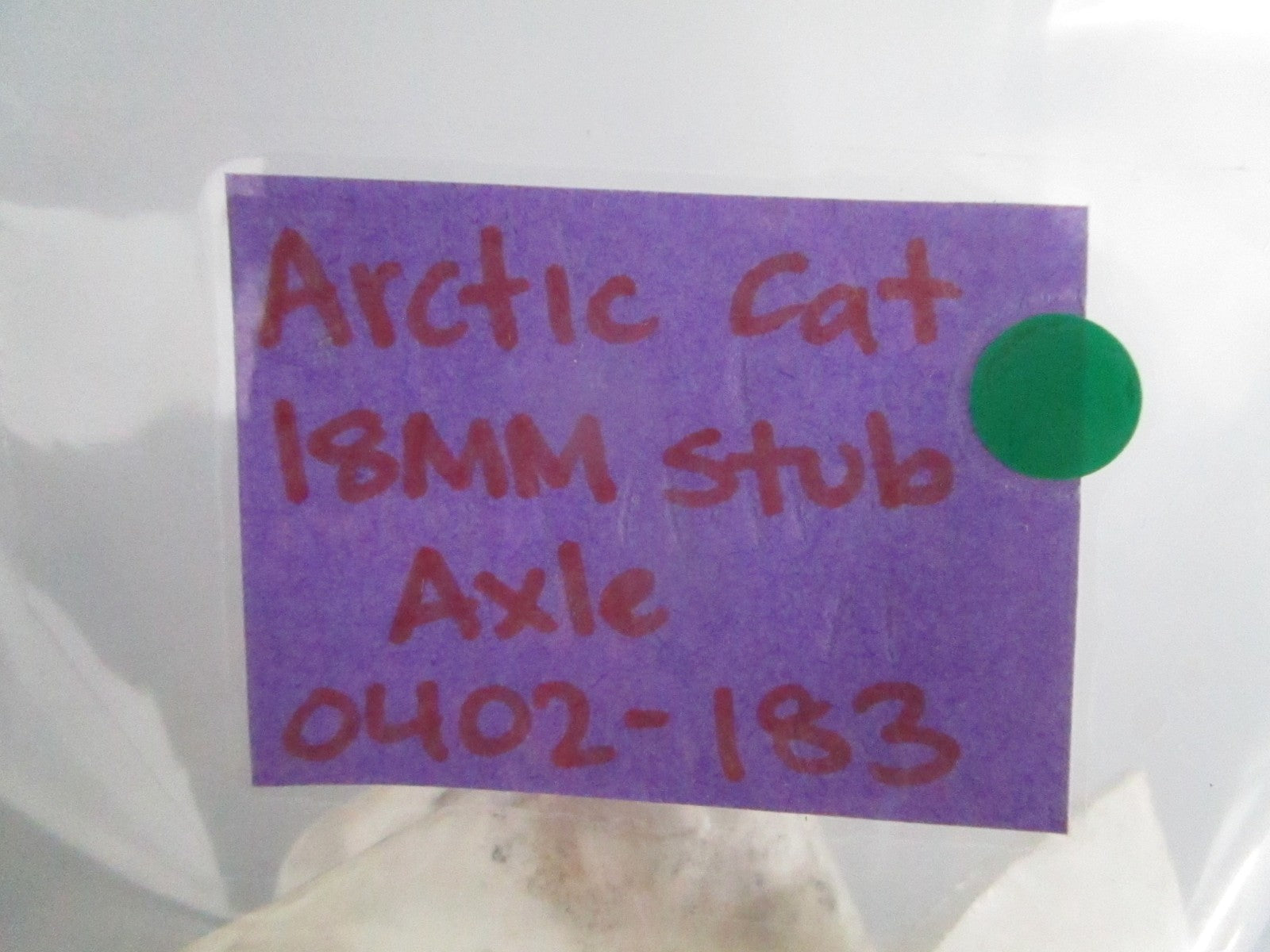 NEW OEM 0402-183 Arctic Cat 18MM Stub Axle 0820