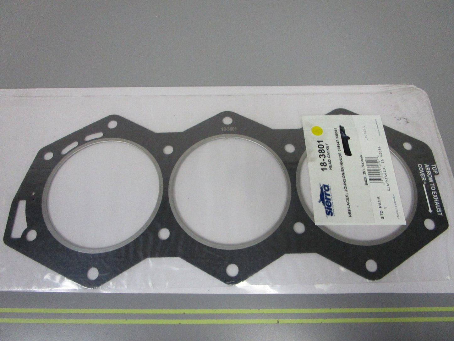 *NEW* 0720 Sierra Head Gasket 18-3801 Replaces: OMC Evinrude 325647 335361