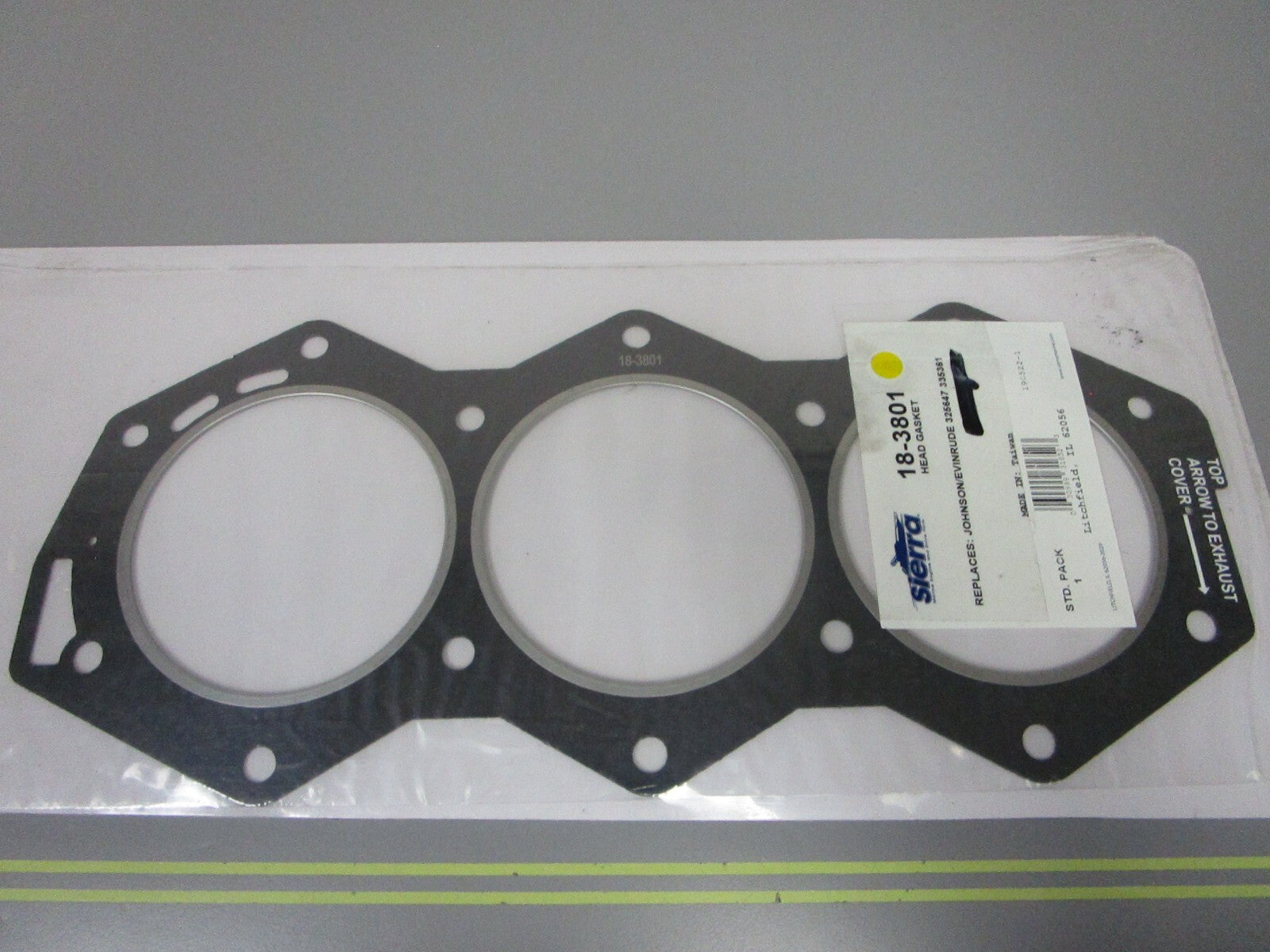 *NEW* 0720 Sierra Head Gasket 18-3801 Replaces: OMC Evinrude 325647 335361