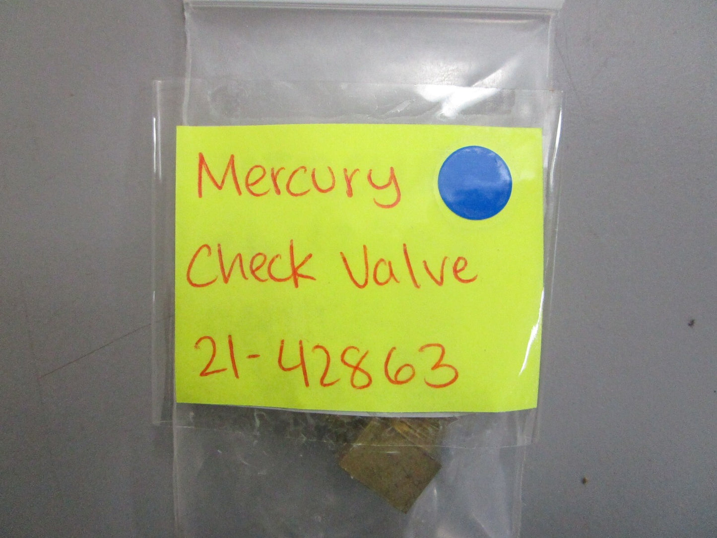 *NEW OEM* 0820 Mercury Quicksilver Check Valve 21-42863