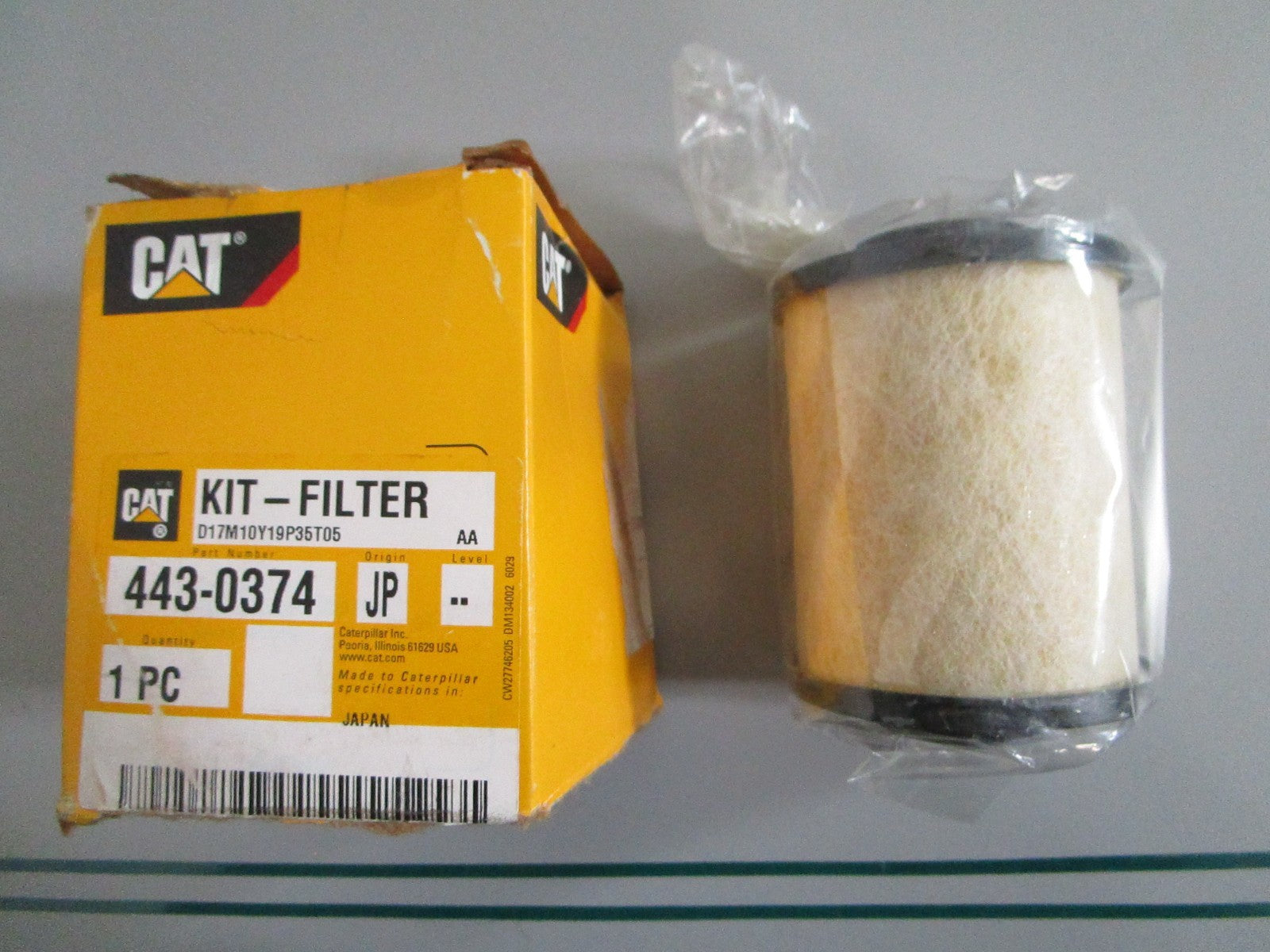 Caterpillar 443-0374 NEW OEM Oil Mist Separator Filter Kit CAT Engine NOS 0820