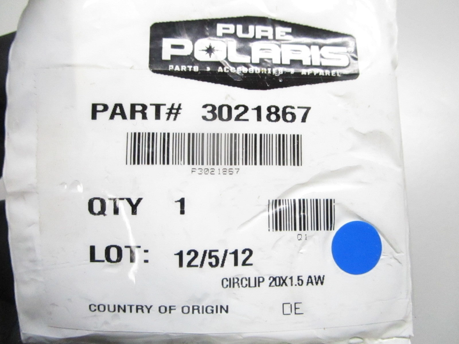 *NEW OEM* 0810 Polaris Circlip 3021867