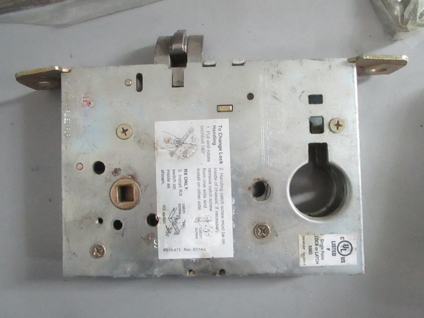 NEW OEM L9010 06 613 Schlage Passage Lock 0820